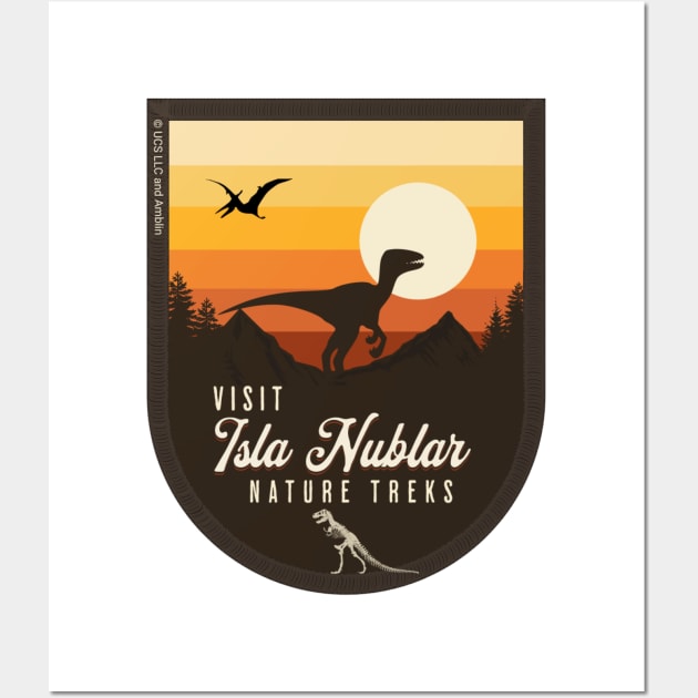 visit isla nublar of jurassic world Wall Art by EmbeeGraphics